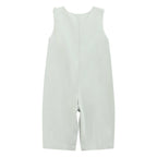 Sage Green Puppy Dog Smocked Longalls — Lil Cactus