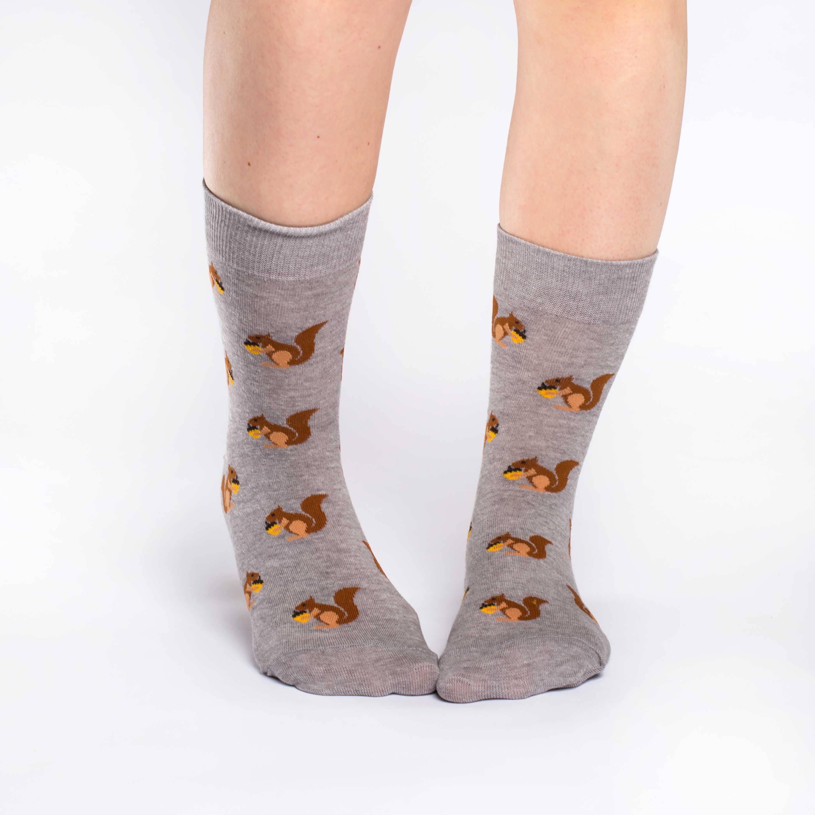 Women's Squirrel Socks — Good Luck Sock