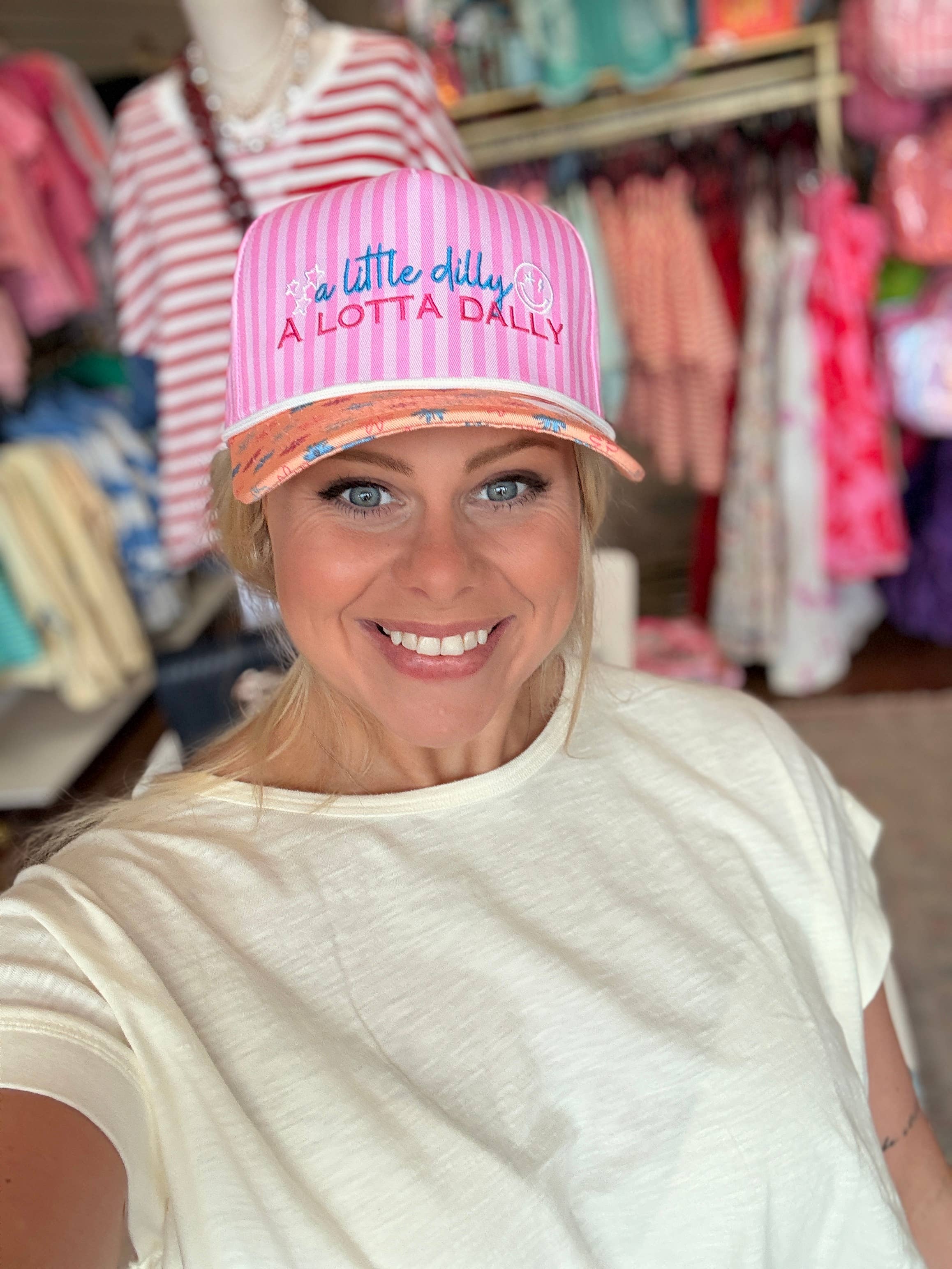 Dilly Dally Trucker Hat — James Rae Hats & Caps