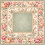 Blossom & Blue — Soft Chinoiserie Peony Mahjong Mat - Premium Mahjong from Told in Tiles - Just $80! Shop now at Pat's Monograms
