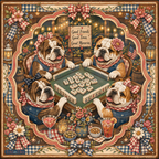 Good Friends, Great Tiles Mahjong Mat | English Bulldogs | Paws & Tiles Collection - PREORDER — Told in Tiles
