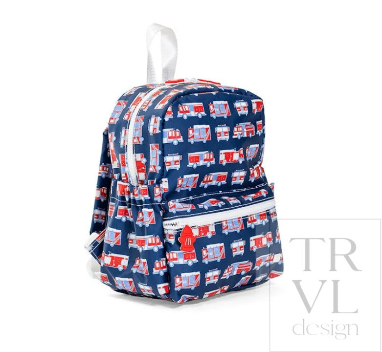 Mini Backer - Fire Engines — TRVL Design baby and Toddler Outfits