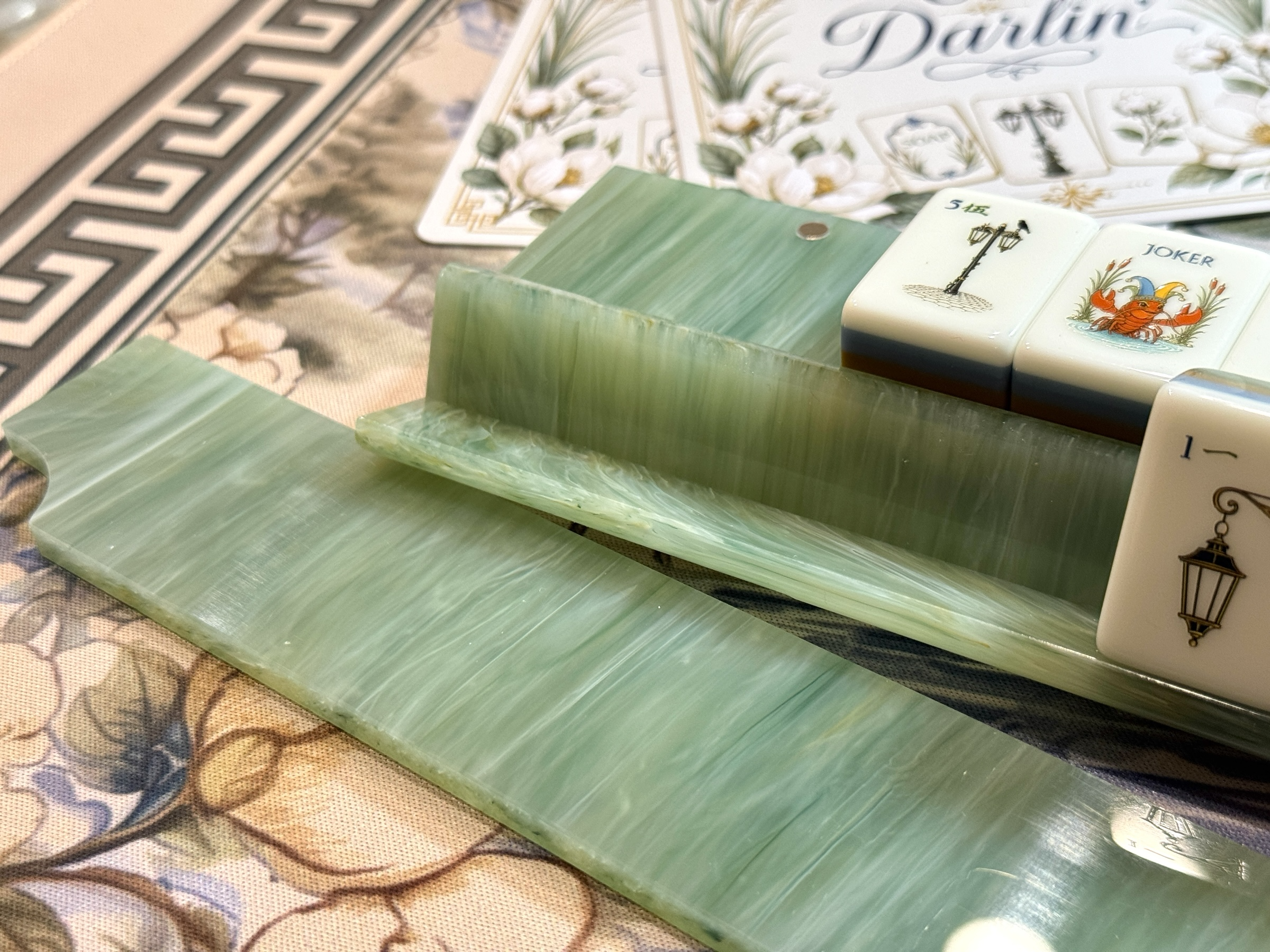 Mahjestic South Racks — The Page Turner Collection — Told in Tiles Mahjong