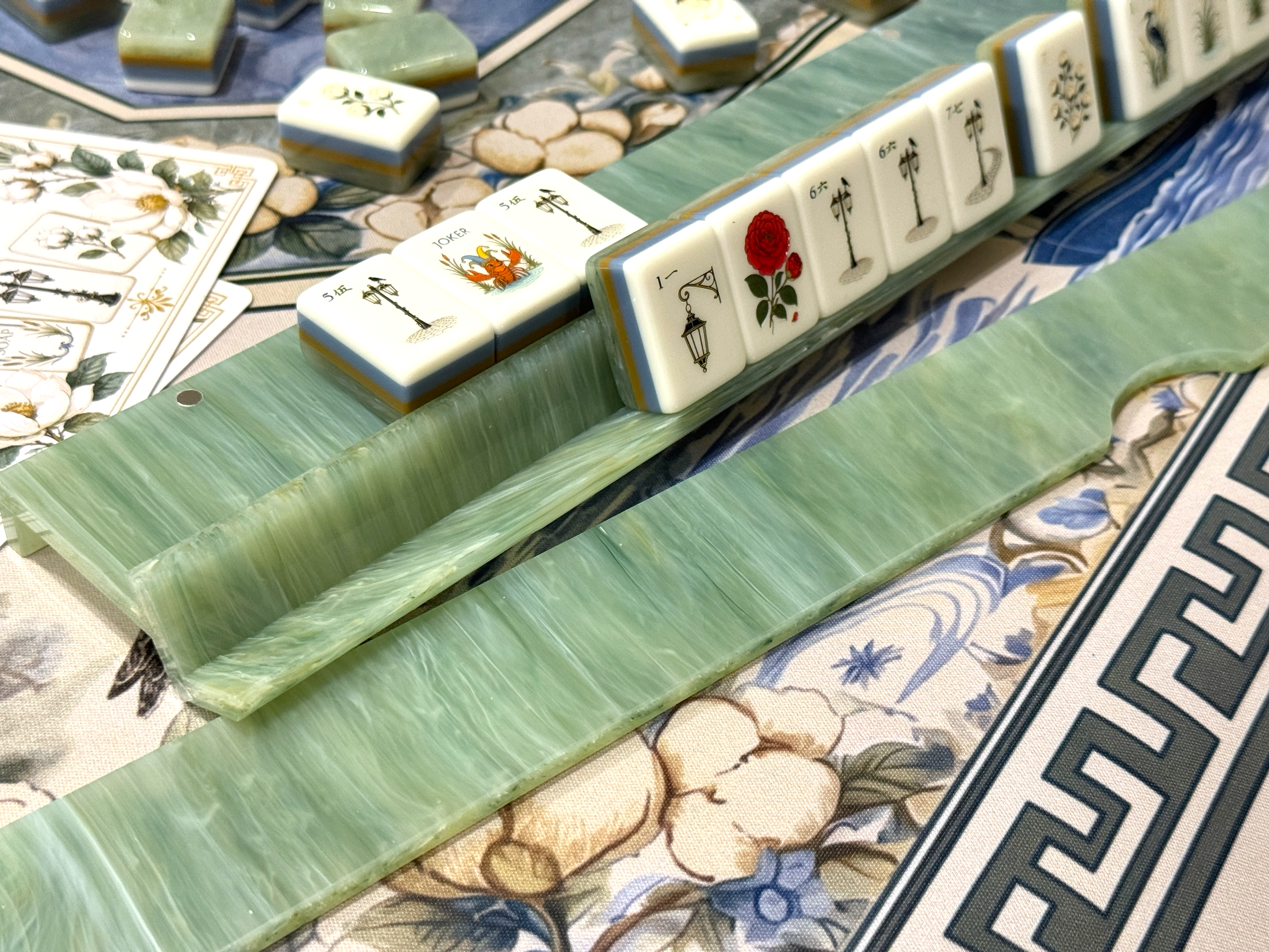 Mahjestic South Racks — The Page Turner Collection — Told in Tiles Mahjong