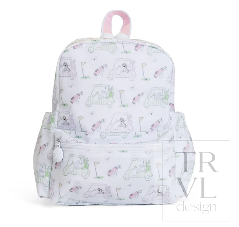 Mini Backer - Putt Putt Pink — TRVL Design baby and Toddler Outfits