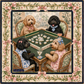 The Doodle Soirée — Doodle Mahjong Mat | Paws & Tiles Collection - PREORDER — Told in Tiles