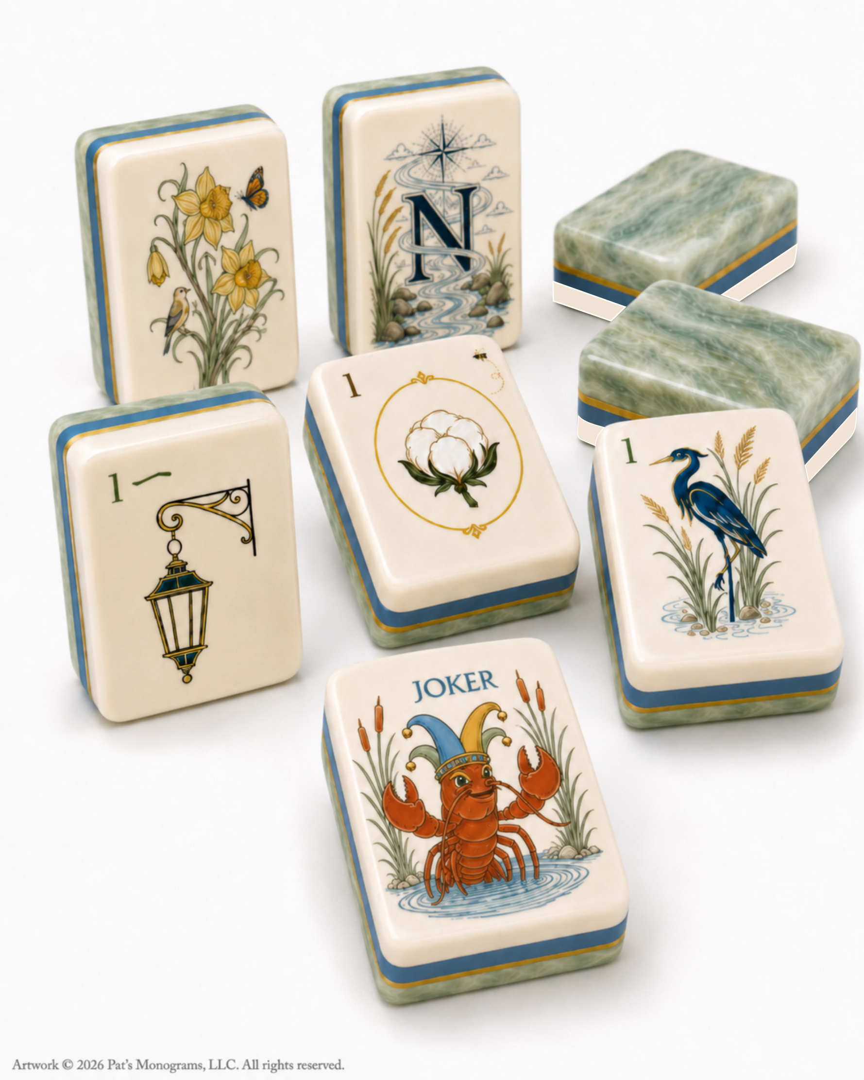 The Mahjestic South - Mahjong Set - Premium Mahjong from Told in Tiles - Just $450! Shop now at Pat's Monograms