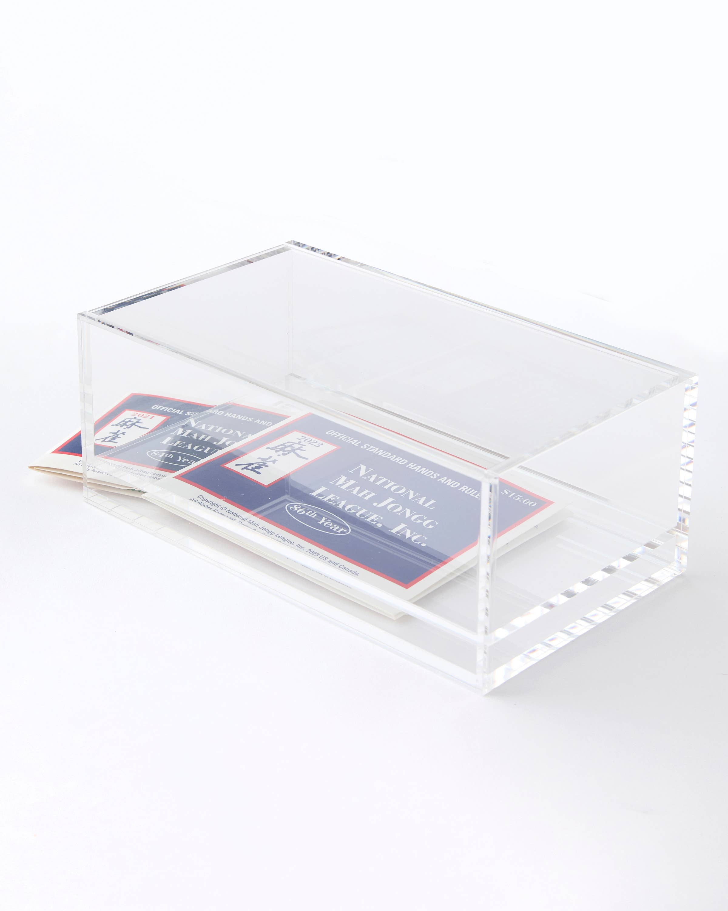 Mahjong Box- Clear lid — Oh My Mahjong