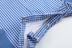 Royal Blue Gingham Pocket Shortalls - Premium Baby & Toddler Outfits from Lil Cactus - Just $34.95! Shop now at Pat's Monograms