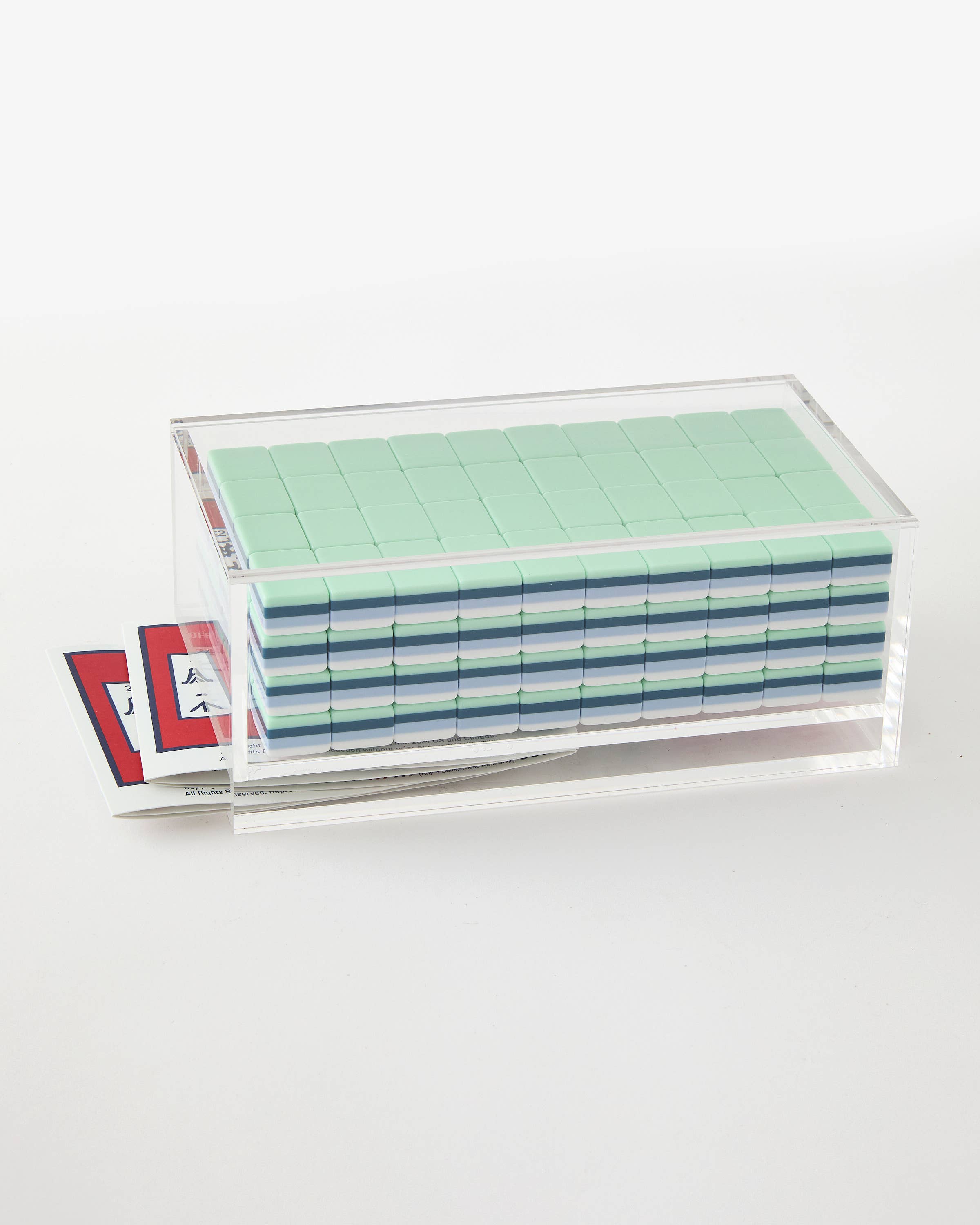 Mahjong Box- Clear lid — Oh My Mahjong