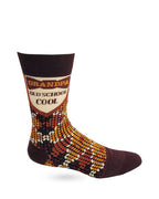 Grandpa Old School Cool Men's Novelty Crew Socks — Fabdaz