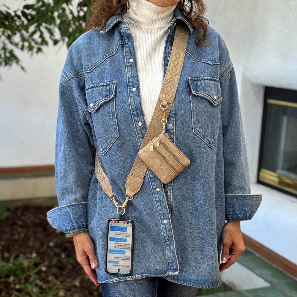 Clip & Go Strap w/Zippered Pouch Classic — Save The Girls Accessories