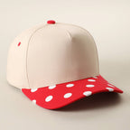 BIG POLKA DOT Brim Two-Tone Trucker Hat — Fashion City