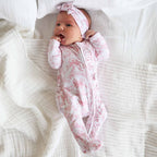 Fancy Frills Ruffle Zipper Footie — Caden Lane Baby Sleepwear
