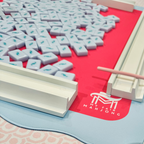 MAHJONG MAT | Color Wave | 31" x 31" — My Fair Mahjong