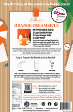 Orange Creamsicle Cocktail - Ready-To-Freeze Cocktail — d'marie inc. drink mix