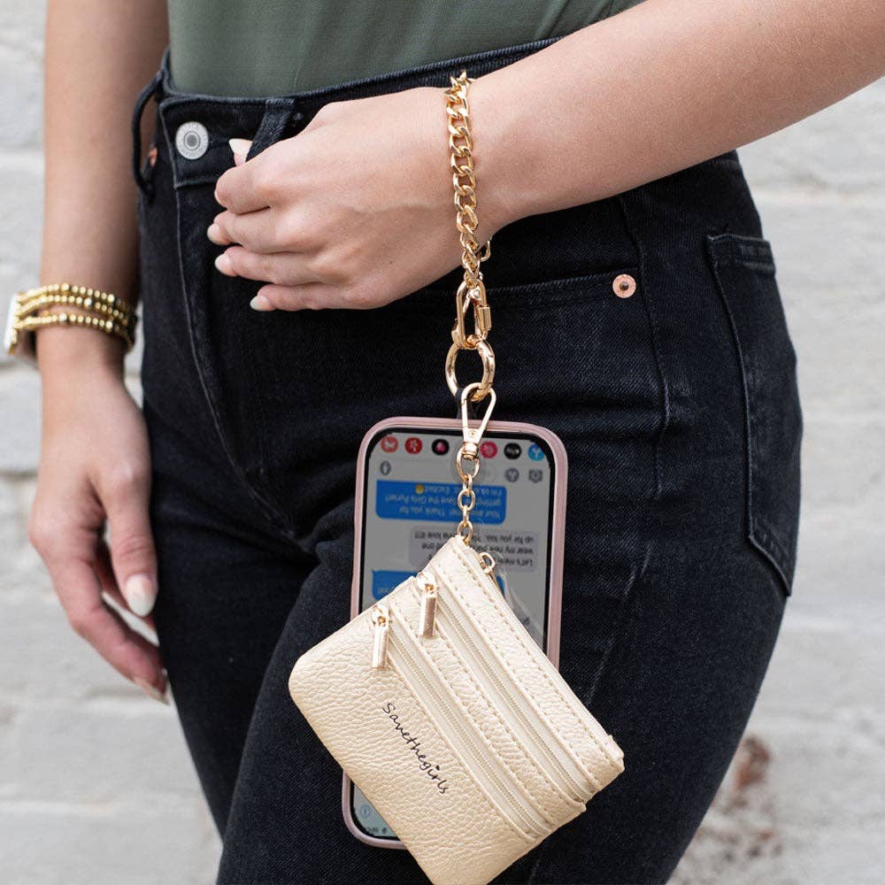Clip & Go Chain w/Zippered Pouch — Save The Girls Accessories