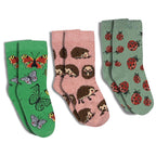 Butterflies, Hedgehogs and Ladybugs Kids Socks / 3-Pack — Good Luck Sock