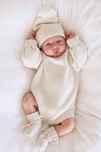 Knit Sweater Bubble Romper — Caden Lane