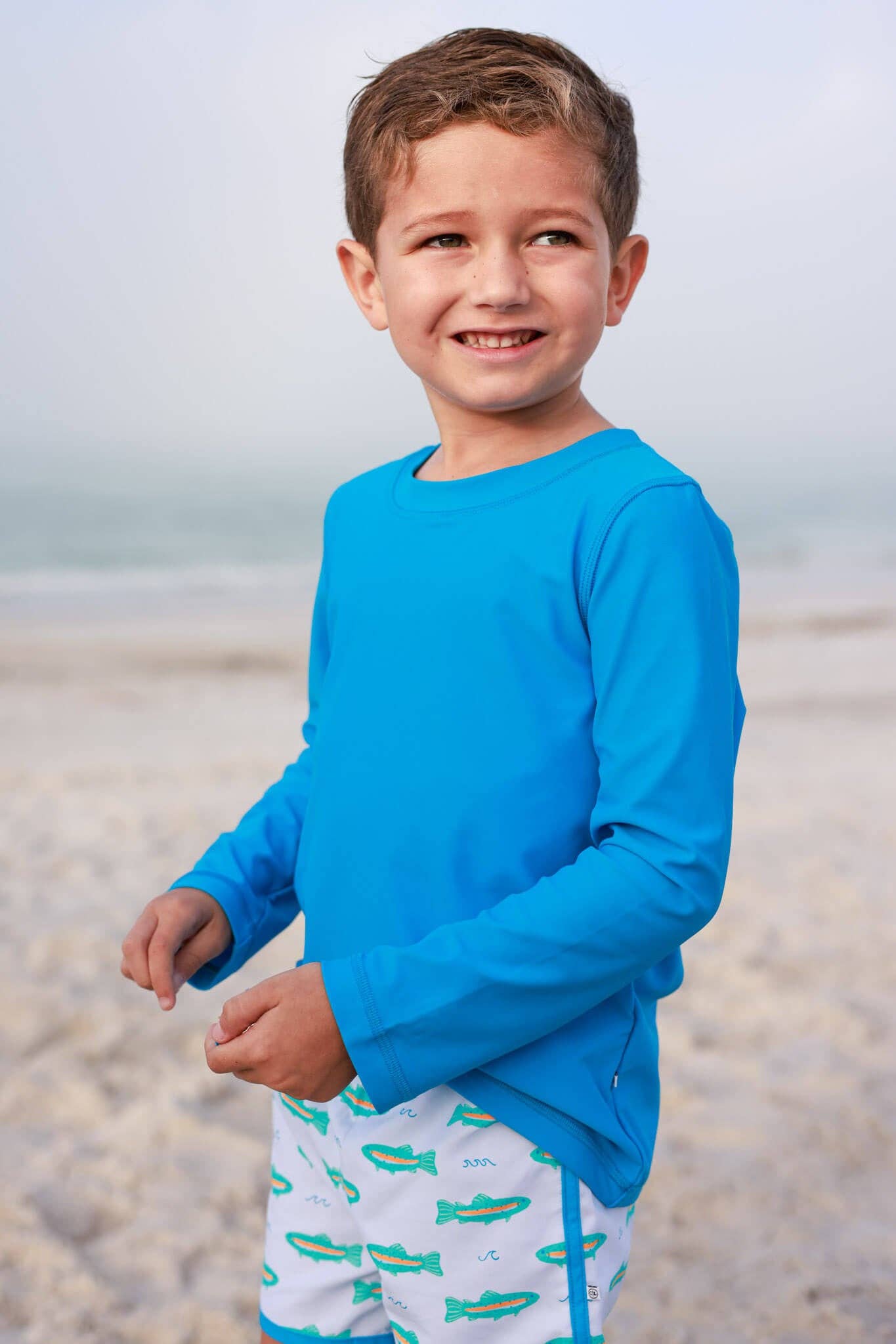 Long Sleeve Rash Guard Shirt — Caden Lane Baby & Toddler Tops