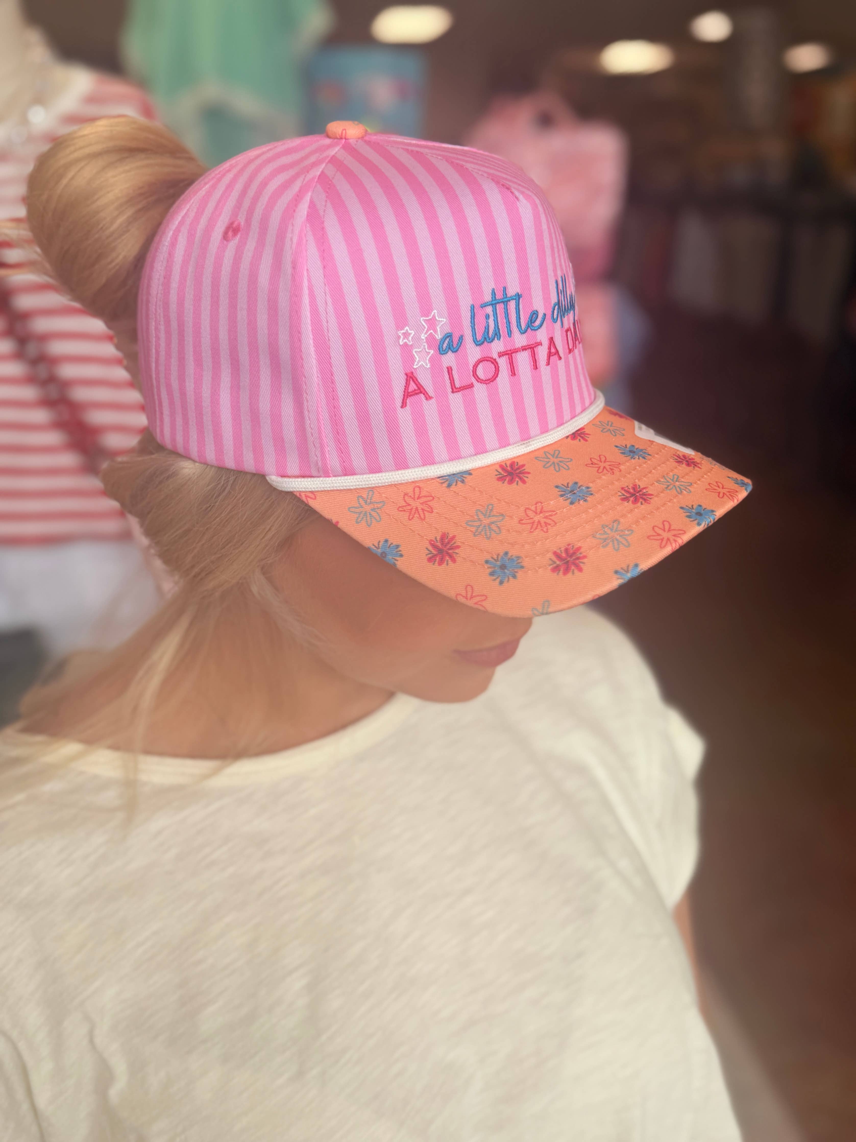 Dilly Dally Trucker Hat — James Rae Hats & Caps