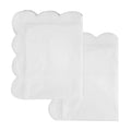 Scallop Frame Embroidered Cotton Percale Euro Sham — Mélange Home Home Textiles