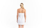 Seersucker Spa Wrap - White — Bella Sleep + Spa
