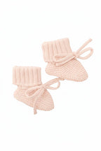 Knit Baby Booties | Ash — Caden Lane Baby Accessories