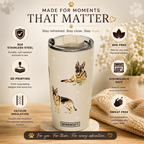 Golden Retriever Purple Serengeti Tumblers — E&S Pets