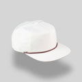 Ivory / Brown Rope — Blank Rope Hats Hats & Caps