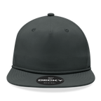 Decky 6032 Classic Rope Cap, 5 Panel Flat Bill Hat, Snapback — The Park Wholesale Caps
