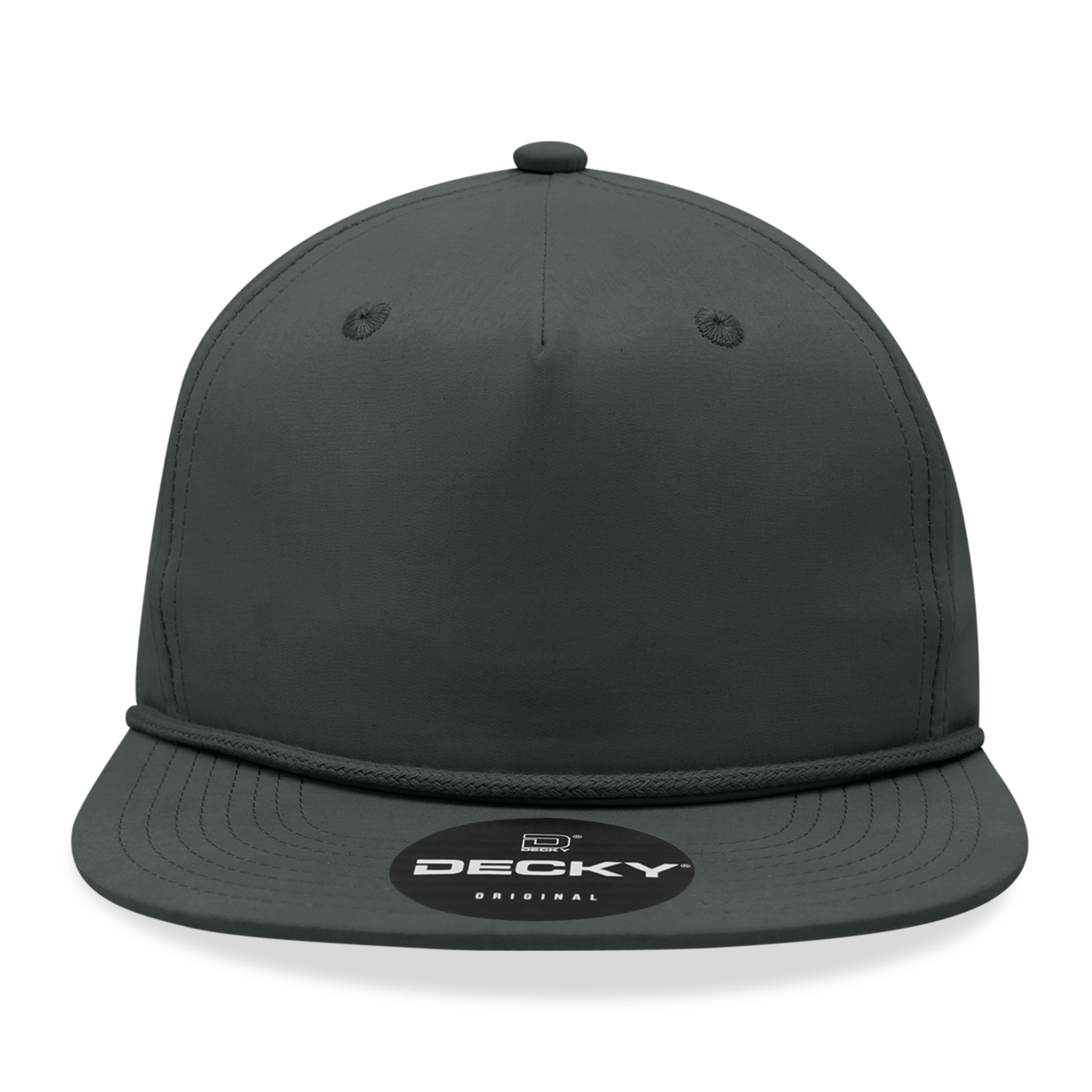 Decky 6032 Classic Rope Cap, 5 Panel Flat Bill Hat, Snapback — The Park Wholesale Caps