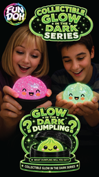 Fun Doh Glow In The Dark Mystery Dumpling Black Baskets — Novelty Brands