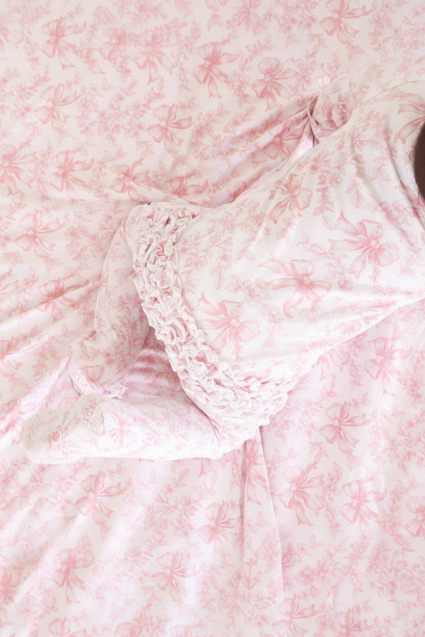 Fancy Frills Ruffle Zipper Footie — Caden Lane Baby Sleepwear