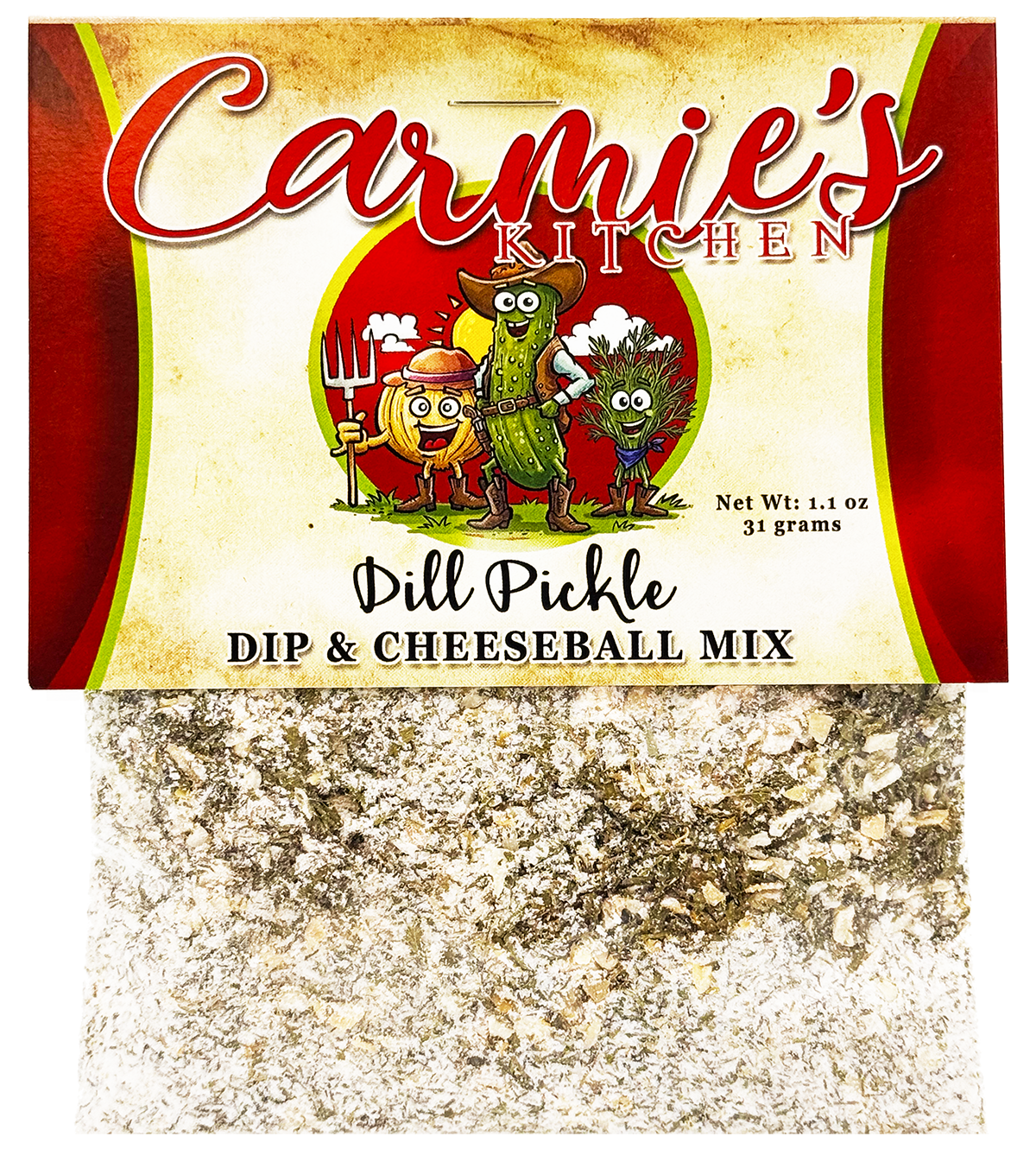 Dill Pickle Dip & Cheeseball Mix — Carmie's Kitchen Gourmet Foods