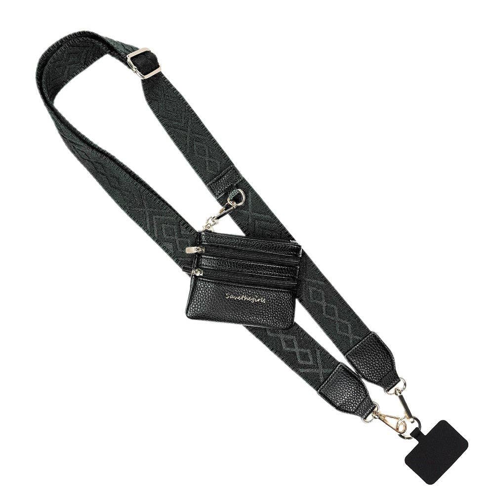 Clip & Go Strap w/Zippered Pouch Classic — Save The Girls Accessories