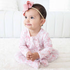 Fancy Frills Ruffle Zipper Footie — Caden Lane Baby Sleepwear