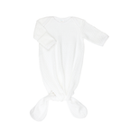 Paty Knit Knotted Overlap Shoulder Gown — Baby Sleepwear