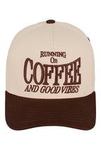 C.C RUNNING ON COFFEE AND GOOD VIBES Trucker Cap — Hana