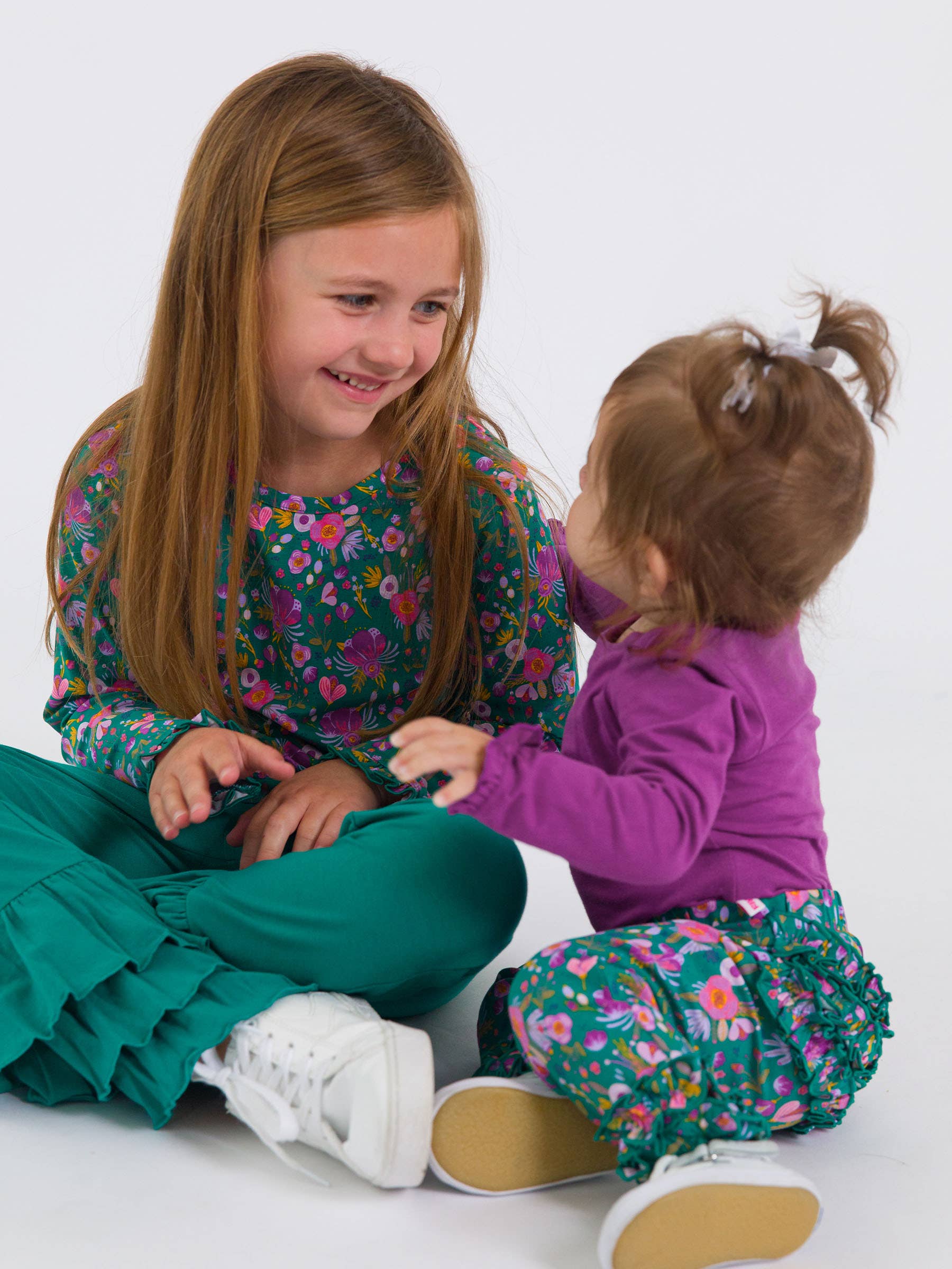 Baby Girls Plum Tart Knit Long Sleeve Ruffle Bodysuit — RuffleButts + RuggedButts Baby & Toddler Outfits