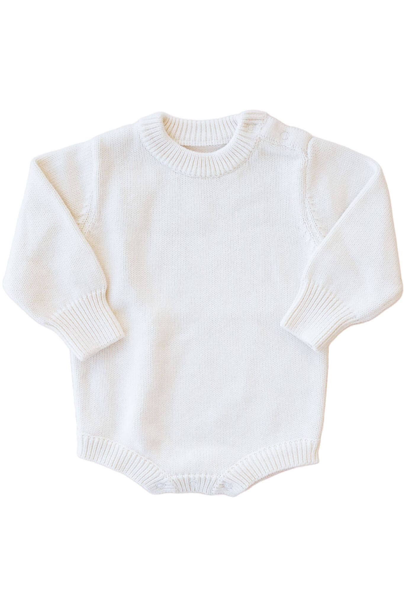 Knit Sweater Bubble Romper — Caden Lane