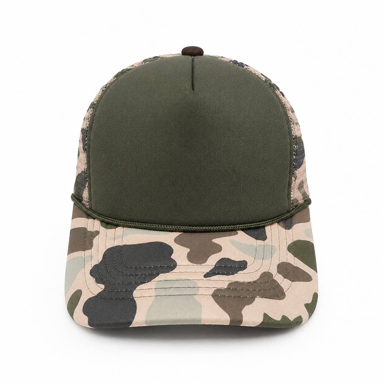 Camouflage Pattern Mesh Foam Trucker Hat — Hatzzi Hats & Caps