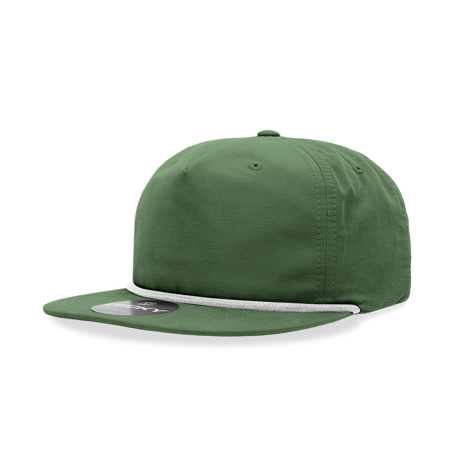 Decky 6032 Classic Rope Cap, 5 Panel Flat Bill Hat, Snapback — The Park Wholesale Caps