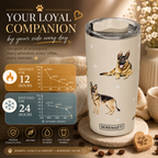 Golden Retriever Purple Serengeti Tumblers — E&S Pets