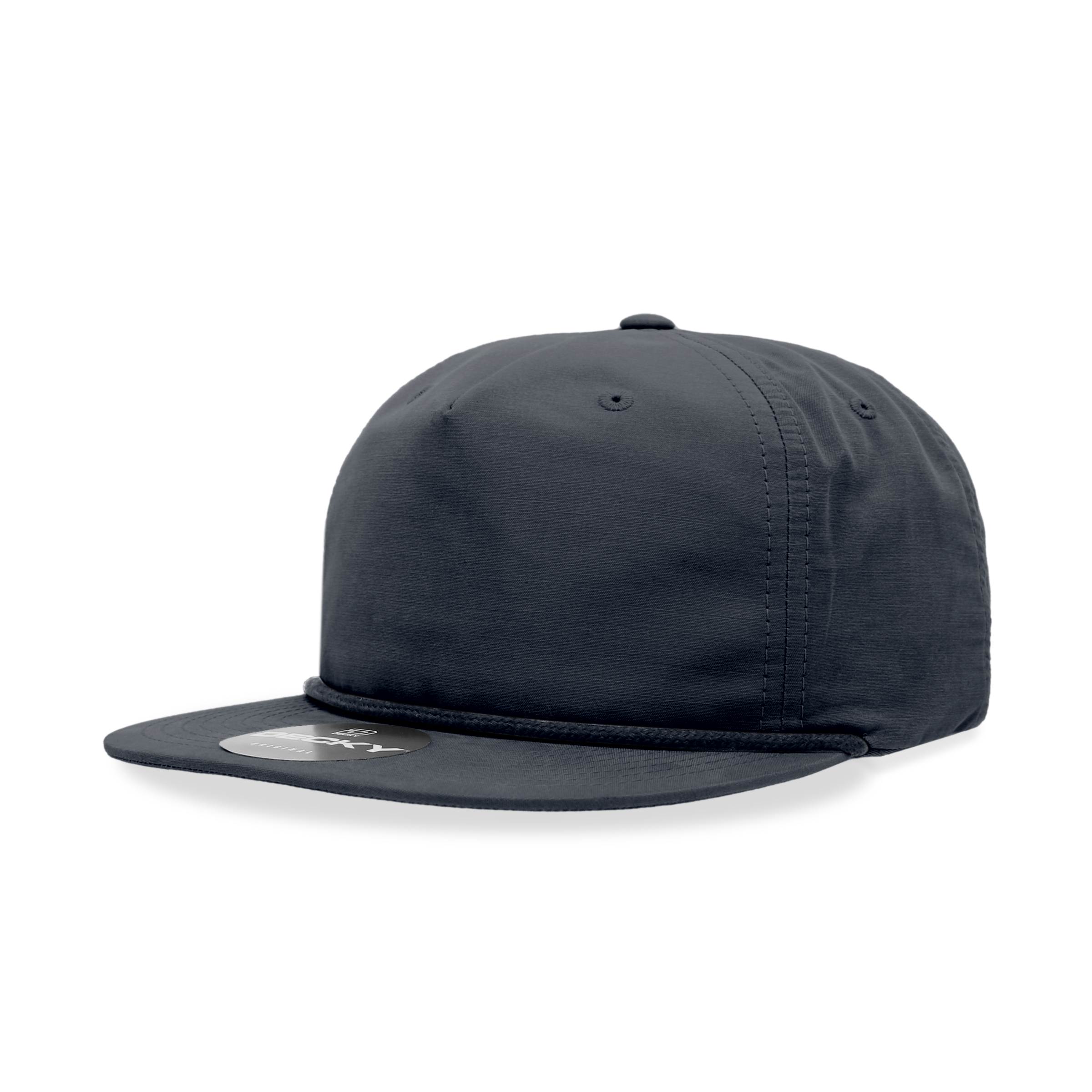 Decky 6032 Classic Rope Cap, 5 Panel Flat Bill Hat, Snapback — The Park Wholesale Caps