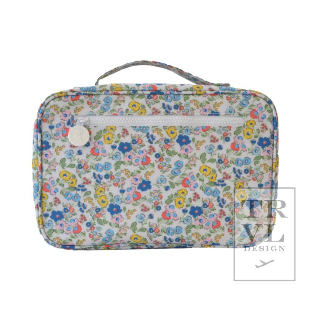 Bundle Up Hanging Toiletry Bag - Posies — TRVL Design Cosmetic Bag