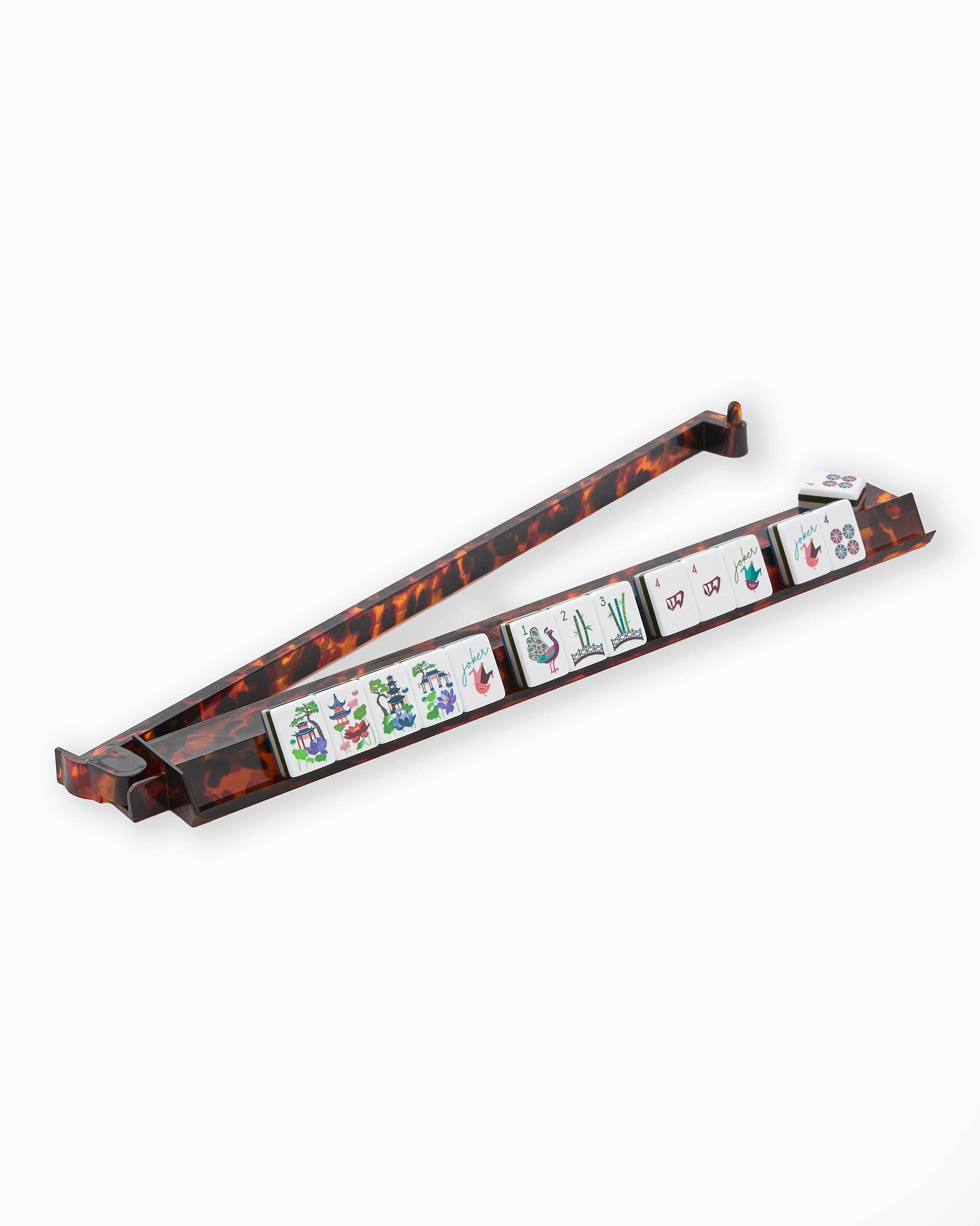 Tortoise Shell Rack & Pusher — Oh My Mahjong