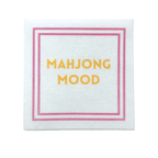 MAHJONG NAPKINS | 5'' x 5'' Luxury, Linen-Feel, Eco-Friendly