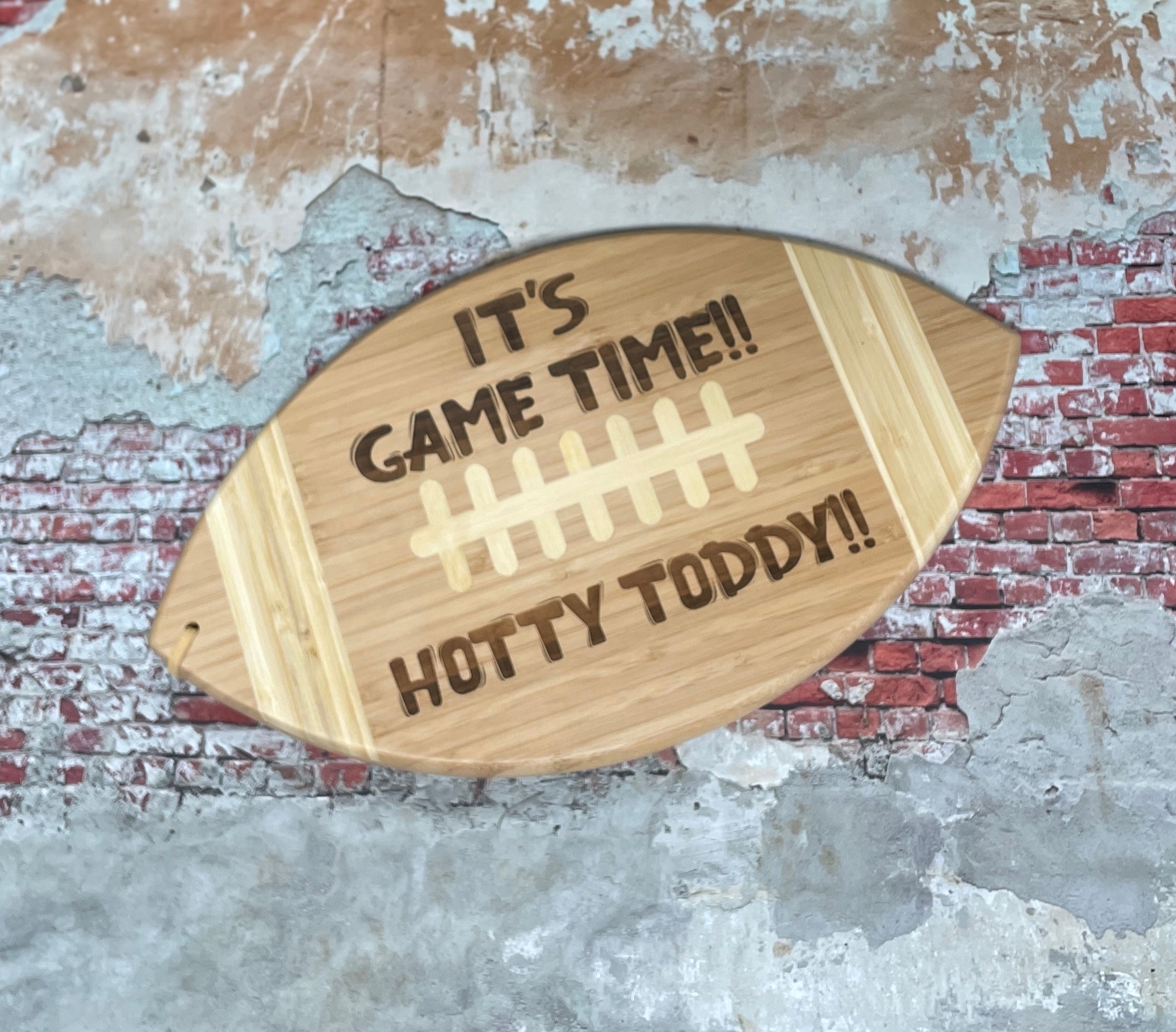 Game Day Football Serving Board - Premium Housewares from Pat's Monograms - Just $28.95! Shop now at Pat's Monograms